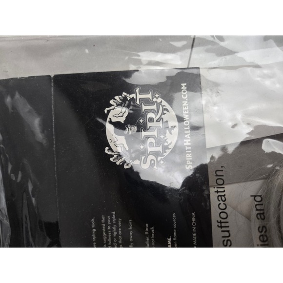 Spirit Halloween Doll Curls White Wig & Fairy Jewelry‎ Costume Set Adult 14+ - Picture 7 of 13